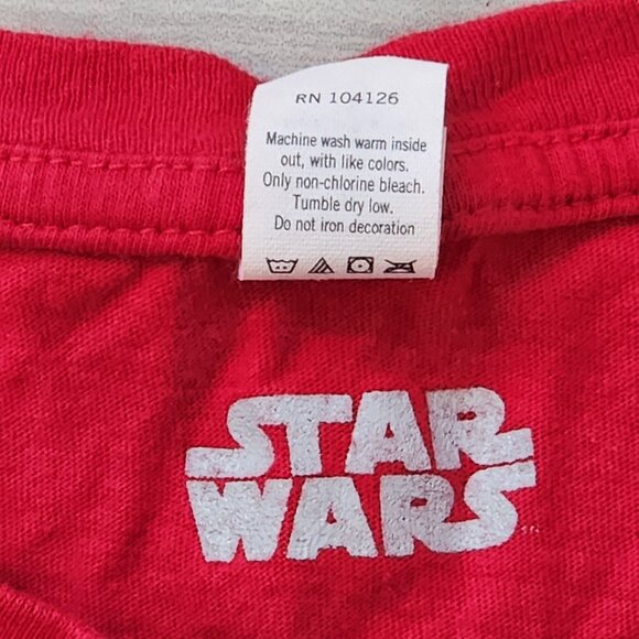 Star Wars The Child Baby Yoda “Galaxy’s Greetings” Christmas T-Shirt YS - Picture 3 of 5